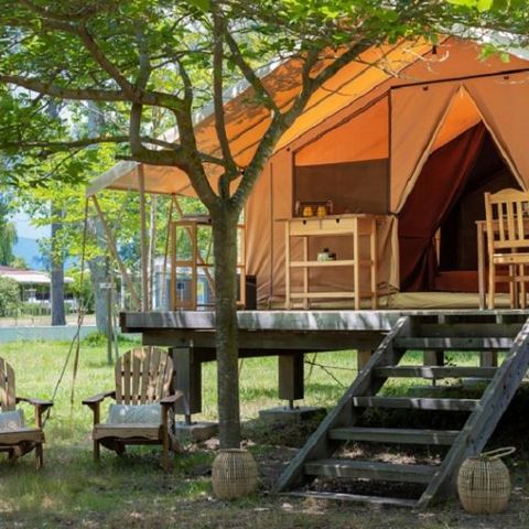 LODGE 4 Personen - Ecolodge ohne Sanitäranlagen für 4 Pers. (2 Zimmer)