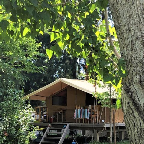 Lodge 4 personen - Ecolodge ohne Sanitäranlagen für 4 Pers. (2 Zimmer)