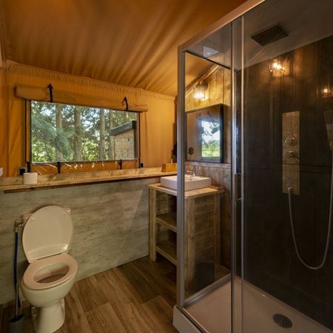 Bungalowzelt 5 personen - Luxury Lodge 4/5 Personen in Zone L