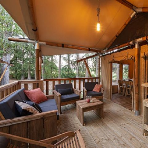 Bungalowzelt 5 personen - Luxury Lodge 4/5 Personen in Zone L