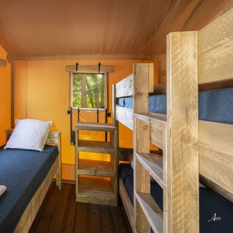 Bungalowzelt 5 personen - Luxury Lodge 4/5 Personen in Zone J