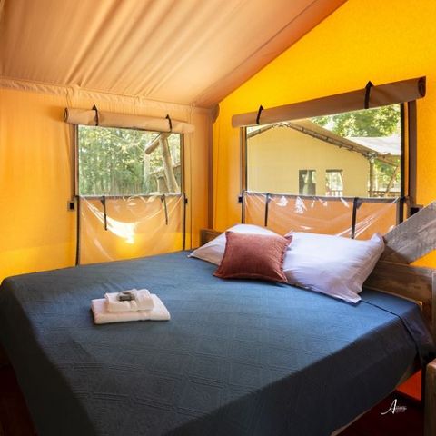 Bungalowzelt 5 personen - Luxury Lodge 4/5 Personen in Zone M