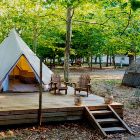 Zelt 4 personen - Safari-Zelt ideal für Paare und kleine Kinder