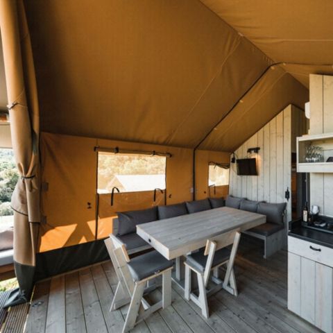 Safarizelt 4 personen - Woodlodge 4 Personen (2 Schlafzimmer)