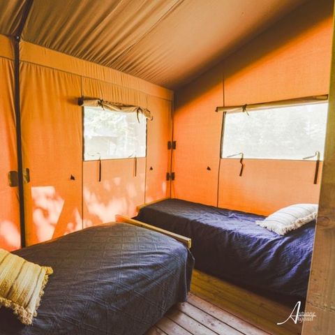Safarizelt 4 personen - Woodlodge 4 Personen (2 Schlafzimmer)