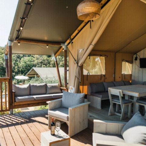 Safarizelt 4 personen - Woodlodge 4 Personen (2 Schlafzimmer)