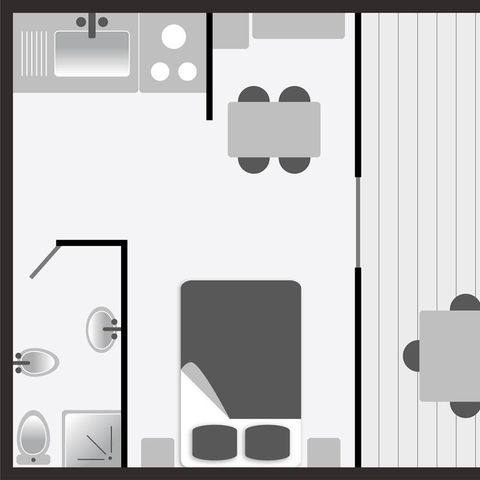 Villa 2 Personen - Minivilla Typ A