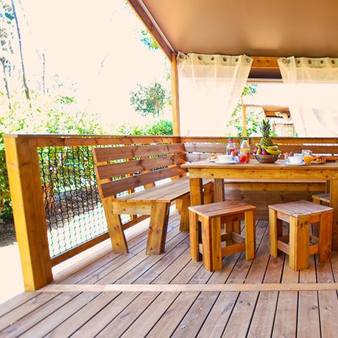Safarizelt 5 Personen - Zelt Lodge Cottu