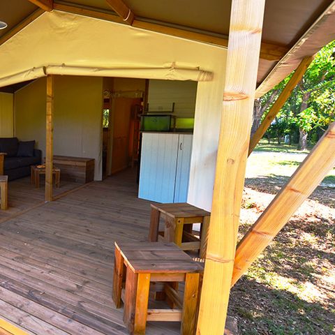 Safarizelt 5 Personen - Zelt Lodge Cottu
