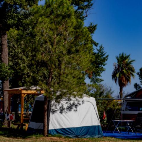 Stellplatz - Pauschale Privilège 100m² Gebirge