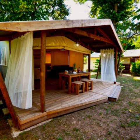 Zelt 5 personen - Zelt Lodge Riada 5P 2Zi - ohne Sanitäranlagen