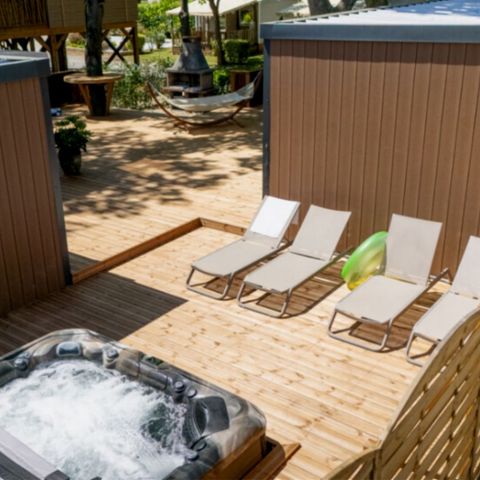 Mobilheim 10 Personen - Cottage Premium Tribu SPA 10P 5CH
