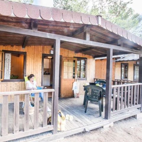 Chalet 2 Personen - Low Cost 1 Zimmer ohne Sanitäranlagen