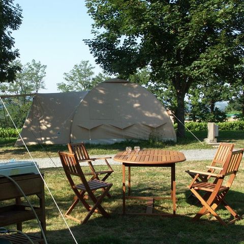 SafariZelt 4 Personen - Großes Zelt Luxe Karsten - ohne Sanitäranlagen