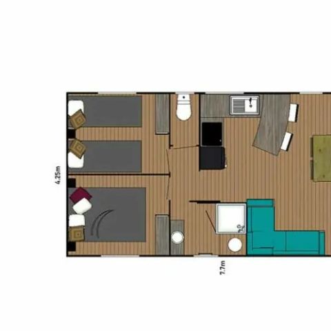 Chalet 5 Personen - VIP Eco-Lodge 32m²
