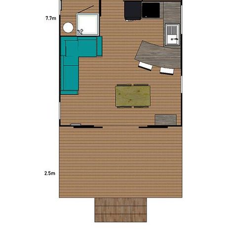 Chalet 5 Personen - VIP Eco-Lodge 32m²