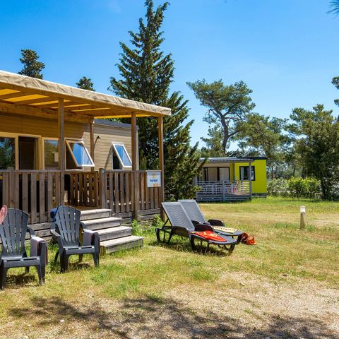 Mobilheim 4 Personen - Mobilheim | Premium | 2 Zi. | 4 Pers. | Erhöhte Terrasse | Klim.