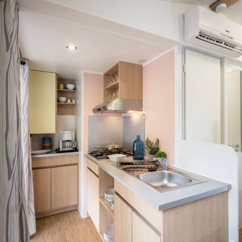 Mobilheim 6 Personen - Mobilheim | Comfort | 3 Zi. | 6 Pers. | Terrasse Lounge | Clim.