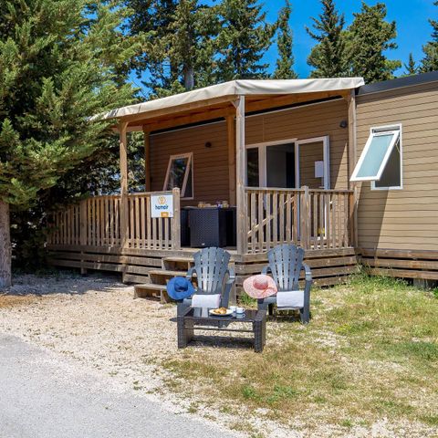 Mobilheim 6 Personen - Mobilheim | Comfort | 3 Zi. | 6 Pers. | Terrasse Lounge | Clim.