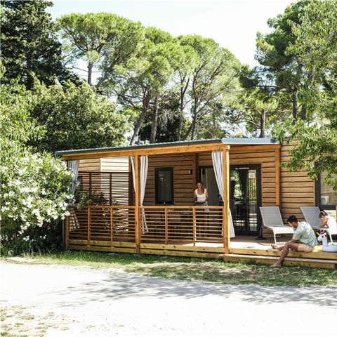 Mobilheim 5 Personen - Deluxe Family Three-Bedroom Camping Home 4+1