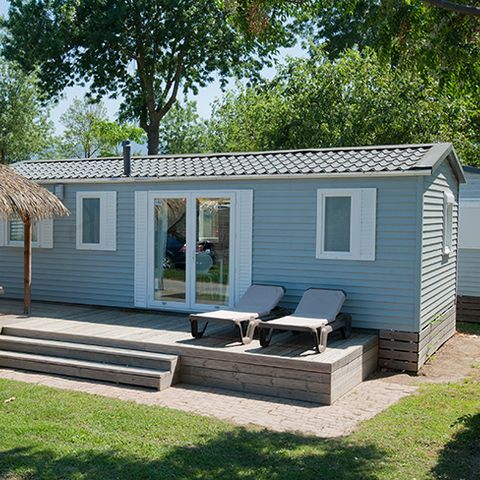 Mobilheim 6 Personen - Mobil Home 3 zi 6 pl Halboffene Terrasse Klima TV