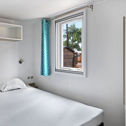 Mobilheim 4 Personen - Comfort | 2 Zi. | 4 Pers. | Einfache Terrasse | Clim.