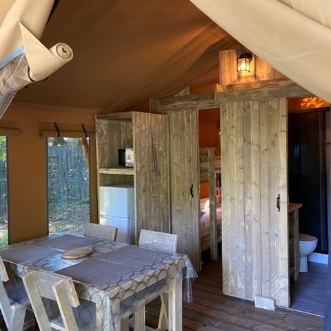 Safarizelt 4 Personen - Lodge-Zelt 2 Zimmer