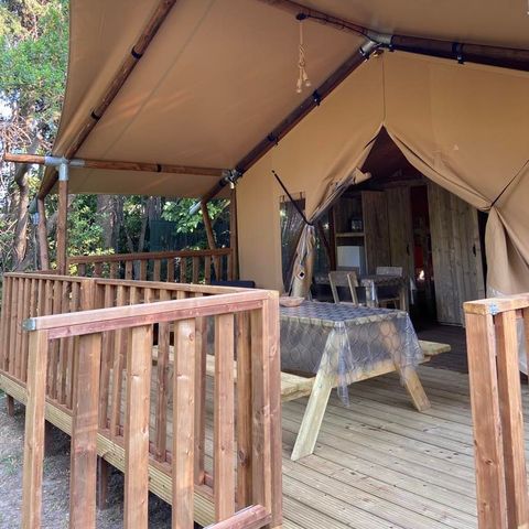 Safarizelt 4 Personen - Lodge-Zelt 2 Zimmer