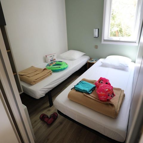 Mobilheim 4 Personen - Moorea 52 m² - 3 Räume - 2 Schlafzimmer - Privater Jacuzzi - Klimaanlage