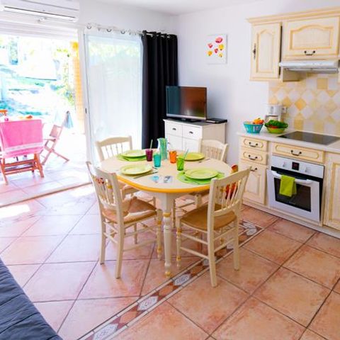 Apartement 4 Personen - 3-Zimmerwohnung Mezzanine 56 m² - 2 Schlafzimmer - Klimaanlage und TV