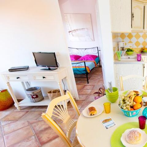 Apartement 4 Personen - 3-Zimmer-Wohnung Startseite 45 m² - 2 Schlafzimmer - Klimaanlage und TV