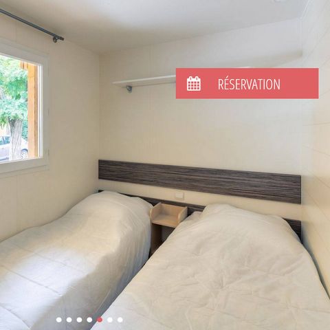 Mobilheim 8 Personen - Le Baou SPA - überdachte Terrasse