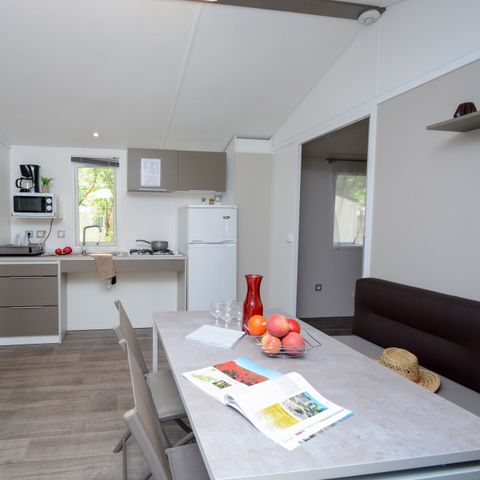 Mobilheim 5 Personen - Mobil P.M.R. klimatisiert 2 Schlafzimmer (34m²)