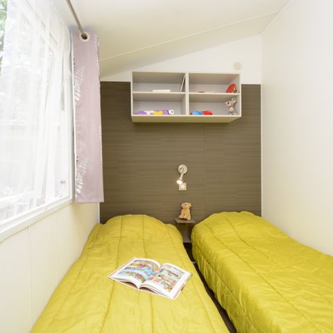 Mobilheim 5 Personen - Mobil P.M.R. klimatisiert 2 Schlafzimmer (34m²)