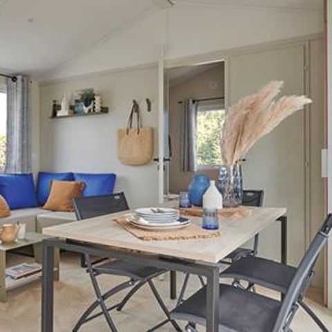 Mobilheim 6 Personen - Mobil ROMARIN klimatisiert 3 Zimmer (31m²)