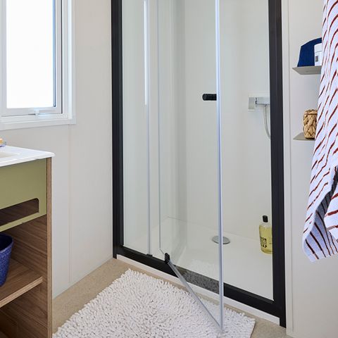 Mobilheim 6 Personen - Mobil CANNELLE klimatisiert 3 Schlafzimmer (33m²)