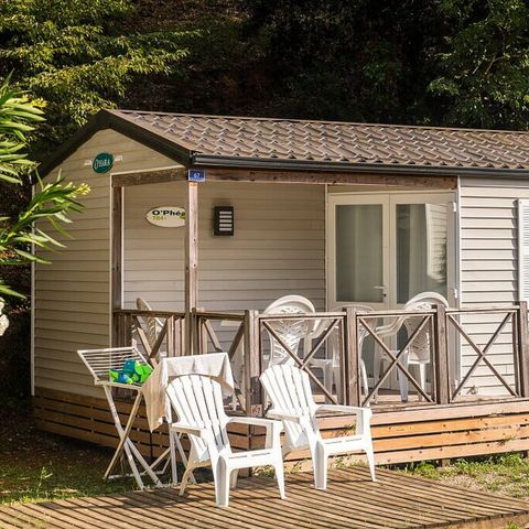 Mobilheim 6 Personen - Mobilheim | Comfort | 2 Zi. | 4/6 Pers. | Terrasse Simple | 1 Bad | Clim.