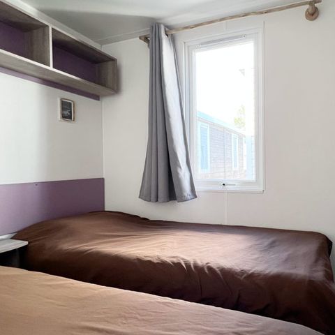Mobilheim 4 Personen - Loggia - 25m² - 2 Schlafzimmer - klimatisiert