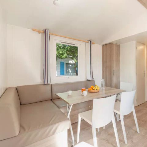 Mobilheim 6 Personen - Comfort | 3 Schlafz. | 6 Pers. | Einfache Terrasse