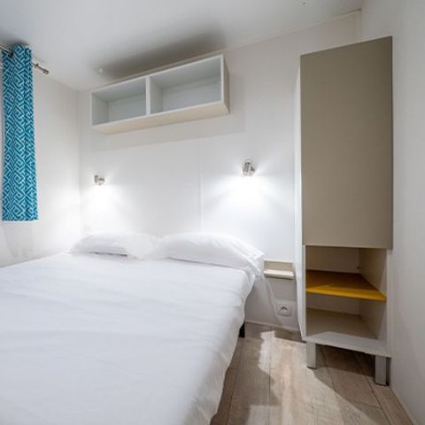 Mobilheim 6 personen - Comfort | 3 Zi. | 6 Pers. | Einfache Terrasse | Clim.