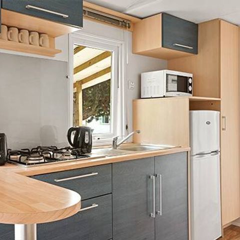 Mobilheim 4 personen - Classic | 2 Schlafz. | 4 Pers. | Einfache Terrasse