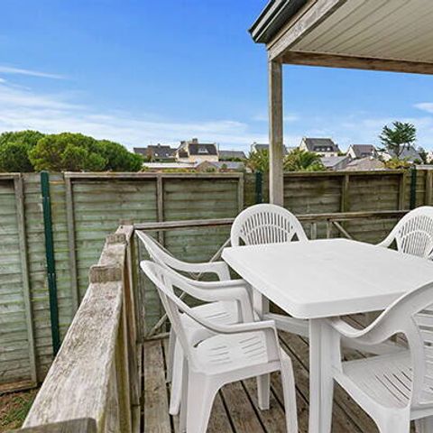 Mobilheim 4 personen - Classic | 2 Schlafz. | 4 Pers. | Terrasse Einzelzimmer | 1 Bad