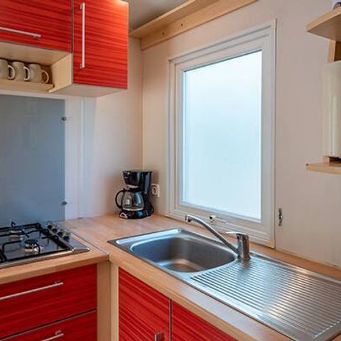 Mobilheim 4 Personen - Mobilheim | Comfort | 2 Zi. | 4 Pers. | Einfache Terrasse | Clim.