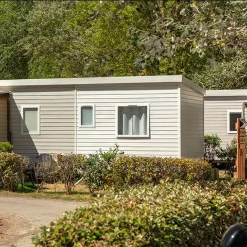 Mobilheim 6 Personen - Comfort | 3 Zi. | 6 Pers. | Einfache Terrasse | Clim.
