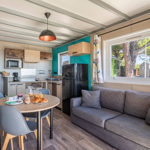 Chalet 5 personen - Chalet | Comfort | 2 Zi. | 5 Pers. | Erhöhte Terrasse | Klimaanlage | TV