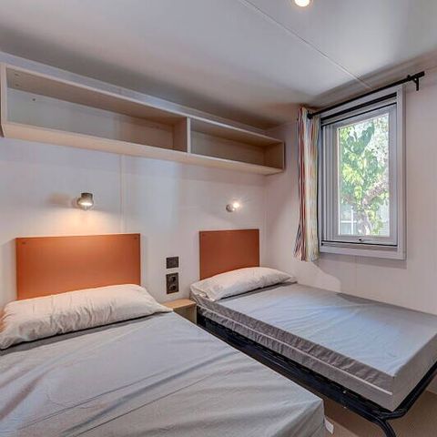 Mobilheim 4 Personen - Mobilheim | Comfort | 2 Zi. | 4 Pers. | Erhöhte Terrasse | Klim.