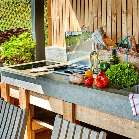 Mobilheim 8 personen - Lodge Riviera - 2 bis - Klim. Plancha