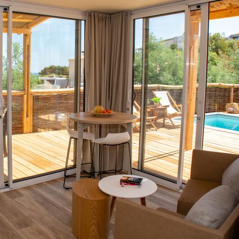 Mobilheim 8 personen - Lodge Riviera - 2 bis - Klim. Plancha