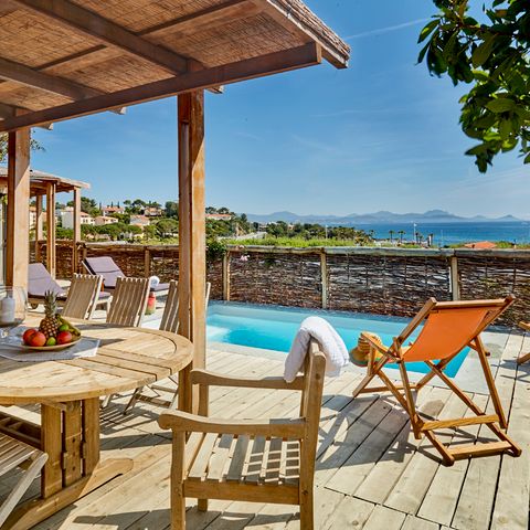 Mobilheim 8 Personen - Lodge Riviera 2 bis 8 pers. klim. Plancha
