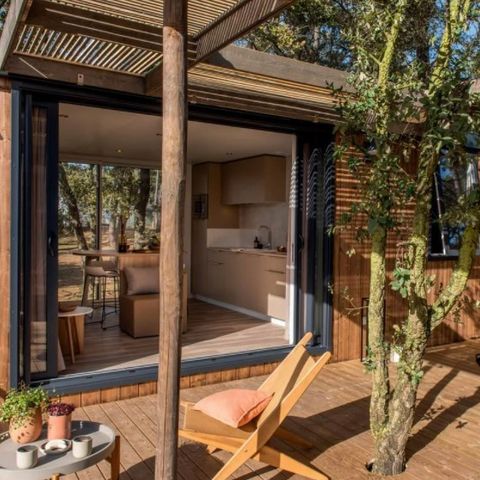 Mobilheim 6 personen - Lodge Luxe Panoramablick - 2 bis - Klimatisiert. Plancha